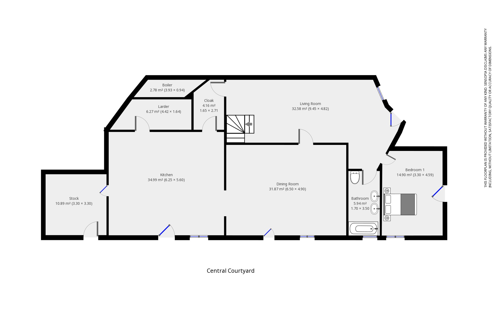 Farmhouse ground floor plan